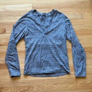 lululemon athletica Gray Long Sleeve Shirt